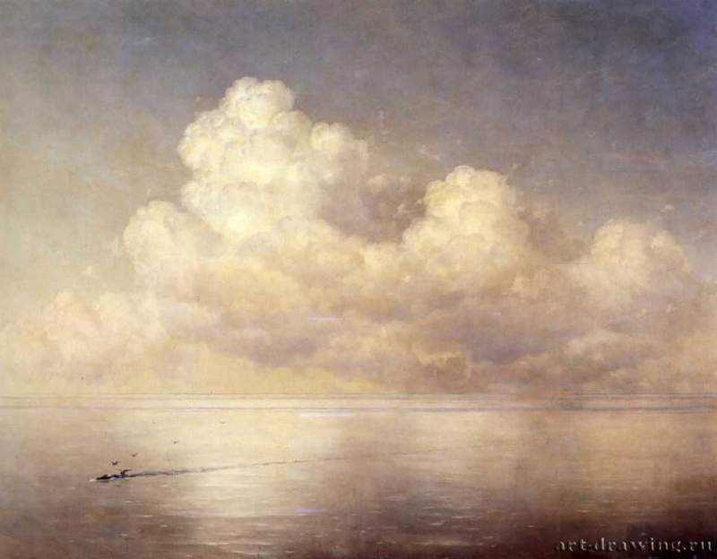 Облака над морем, штиль. 1889 - Clouds over the sea calm. 1889
112 x 146 смХолст, маслоРомантизм, реализмРоссияСанкт-Петербург. Государственный Русский музей